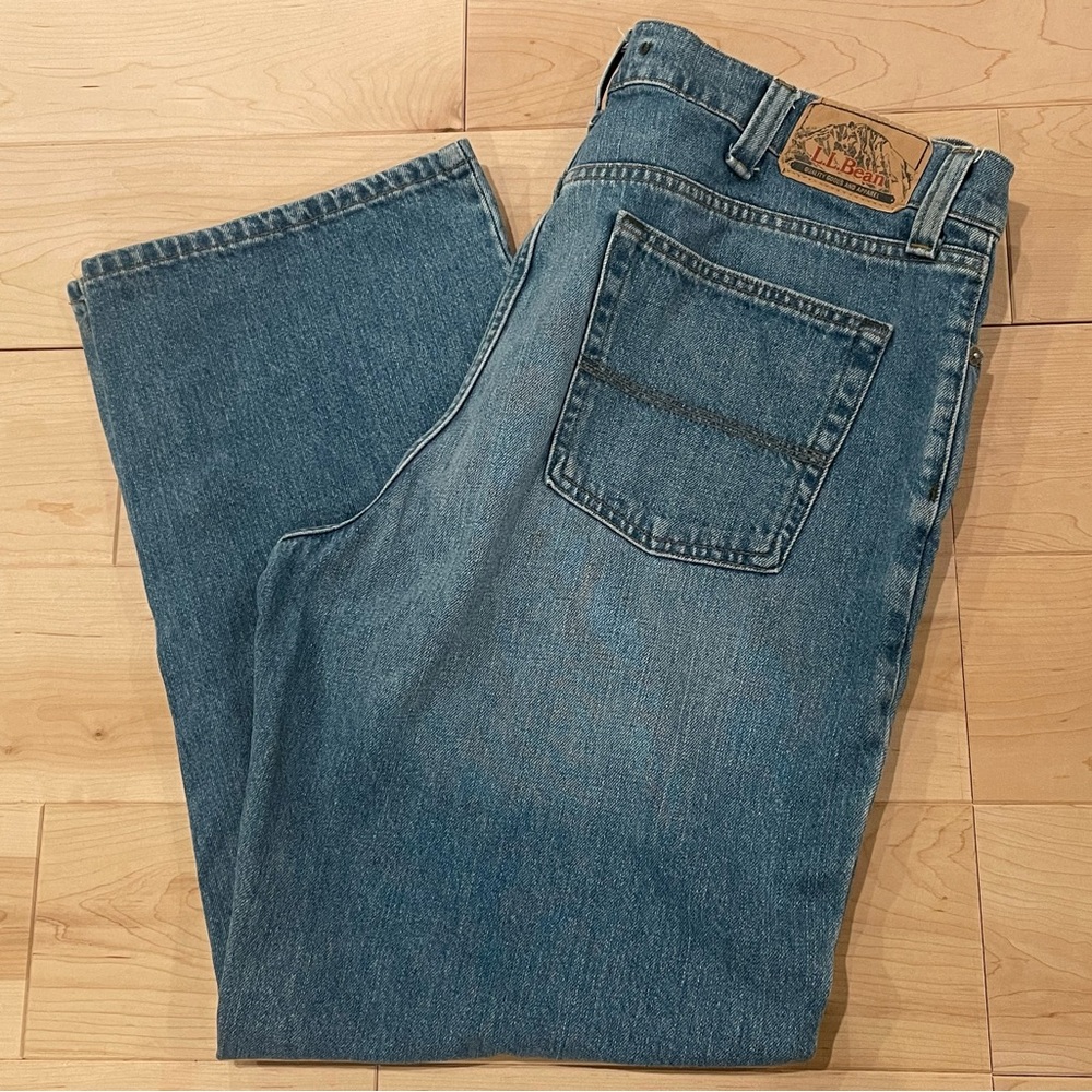 Men's LL Bean Natural Fit Jeans Size 35